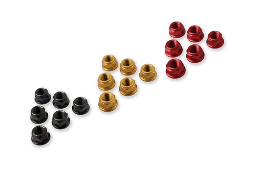Cnc nuts crown m10x1 ducati - m10x1.0,