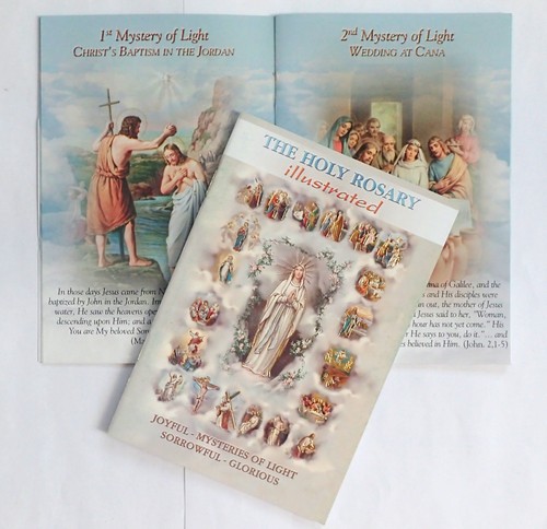 The holy rosary illustrated - the,