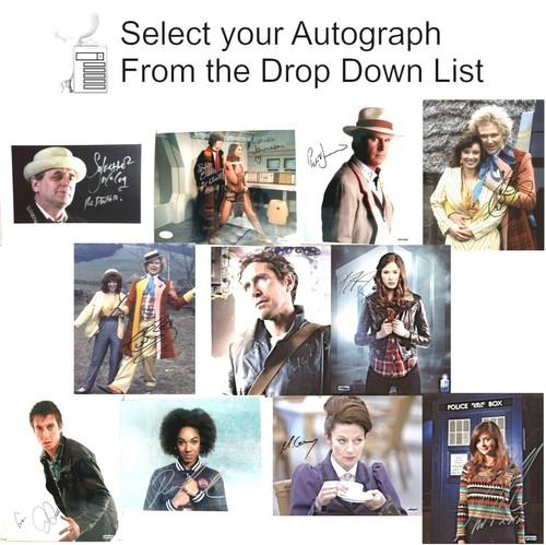 Doctor who 8x10 - doctor, autographed