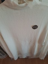 Asda soft touch cream jumper. Medium. 16/18. BNWT