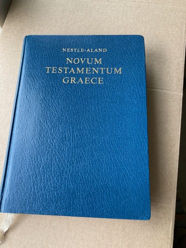 Greek new testament novum - testament, (novum