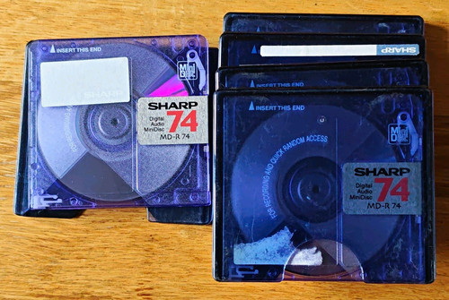 Sharp 74 minidisc - 5x, md-r