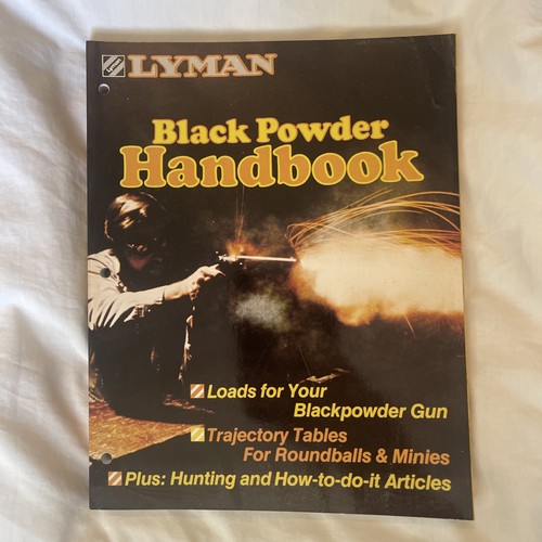 Lyman black powder - lyman, handbook