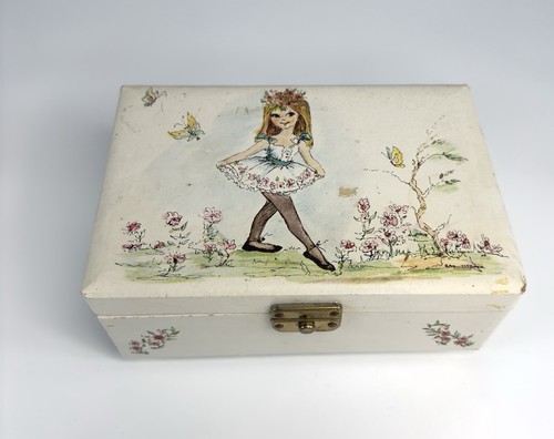 Vintage jewelry music box - jewelry,