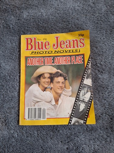 Retro blue jeans photo novels - photo,