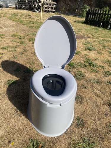 Camping toilet with - with, removable