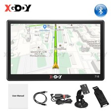 7'' Sat Nav UK EU Map for Motorhome Truck LGV Car HGV Bluetooth 16GB XGODY 718