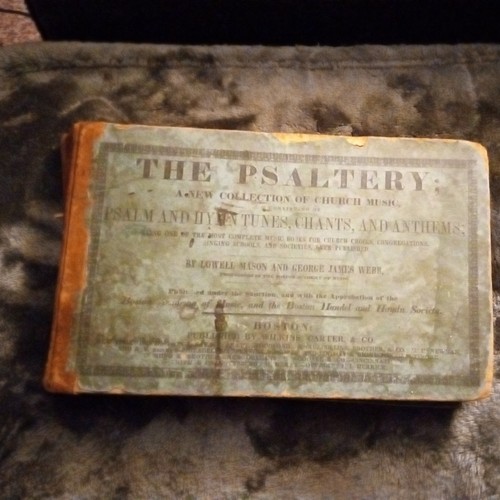 Antique book the psaltery - antique,