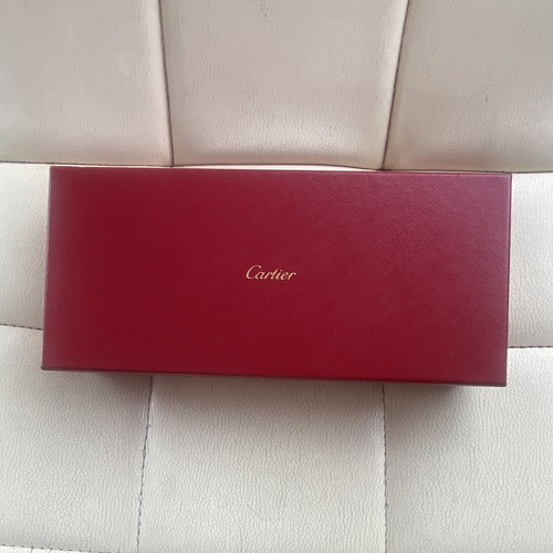 Cartier red rectangular - rectangular, lined