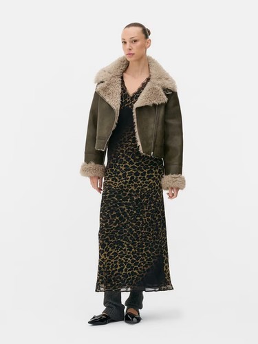 Rita ora aviator jacket medium - aviator,