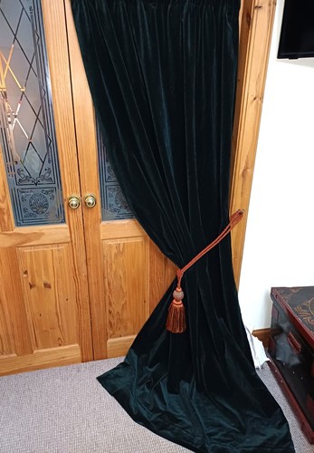 Bespoke velvet door - bespoke, curtain