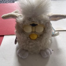 Furby Baby white 1999 Tiger Electronics Fully Working with Tags