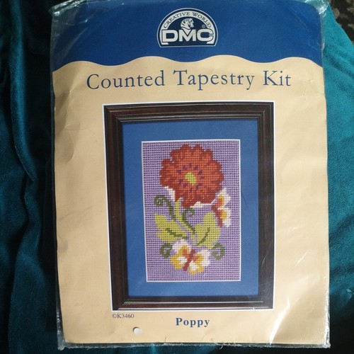 Dmc tapestry kit poppies - kit,