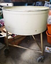 1960s FRENCH POST OFFICE ROTATING SORTING TABLE BIN WHEELS DRUM STORAGE LEGO 