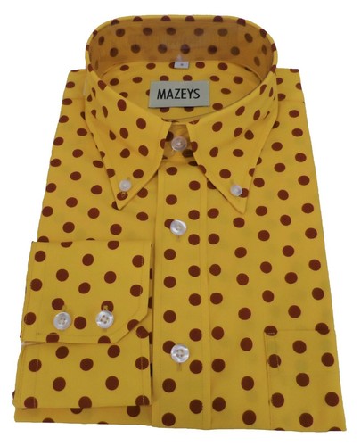 Mazeys mens mustard - mustard, brown