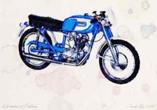 A4 Photo Ducati 250 Diana