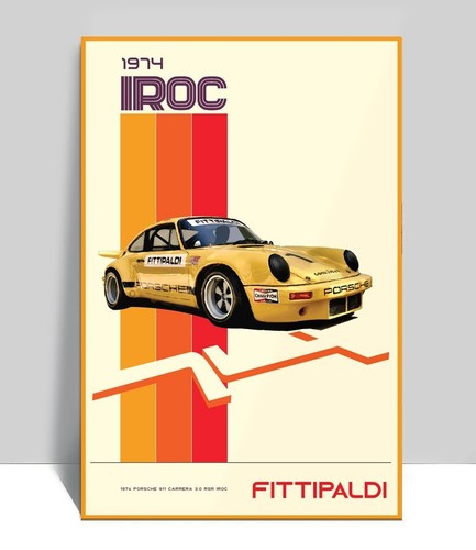 1974 porsche rsr iroc - porsche,