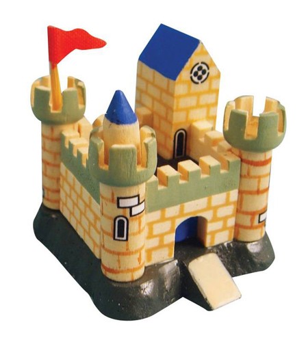 Dolls house wood toy castle - house,