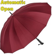 Umbrella Burgundy 16 Panel