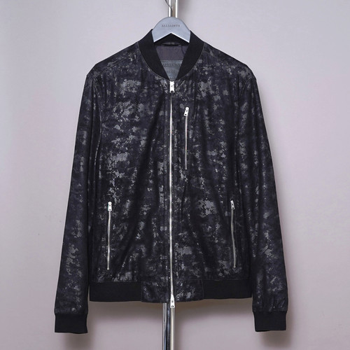 All saints leather jacket mens - leather,