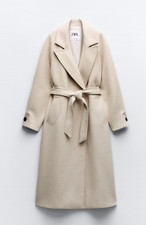 Zara Longline Belted Wool