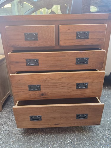 Solid oak rustic - , style
