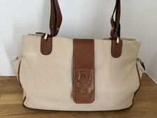 Aquascutum Canvas Leather