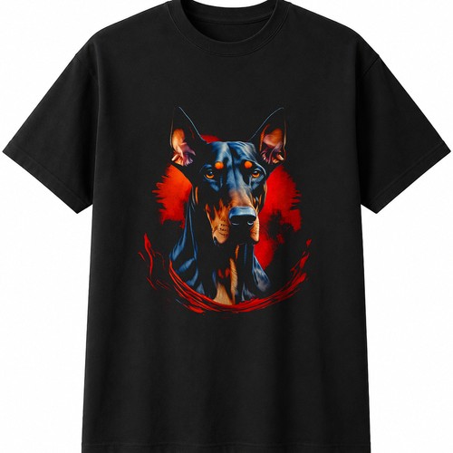 Doberman dog lover mens womens - dog,