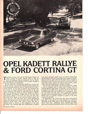 1968 OPEL KADETT RALLYE & FORD