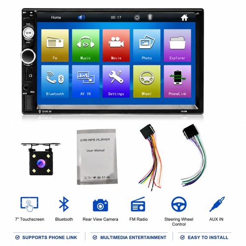 Double din car radio - 7", 2