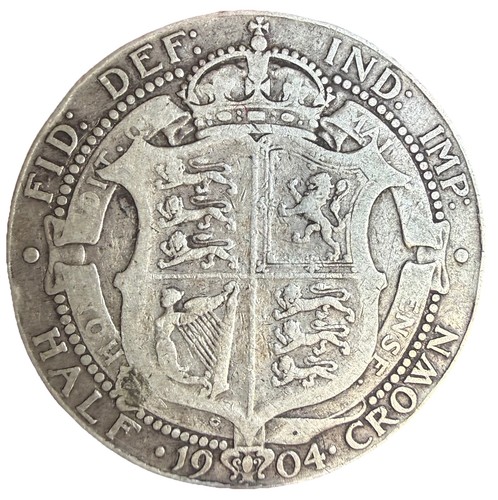 1904 edward vii - silver, half