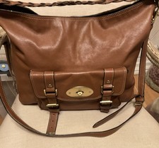 Mulberry Tan Leather Alexa