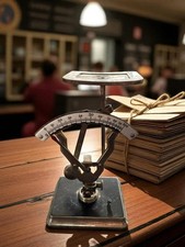 Vintage Old Post Letter Weight Scale Balance D.R.G.M-c. 1900