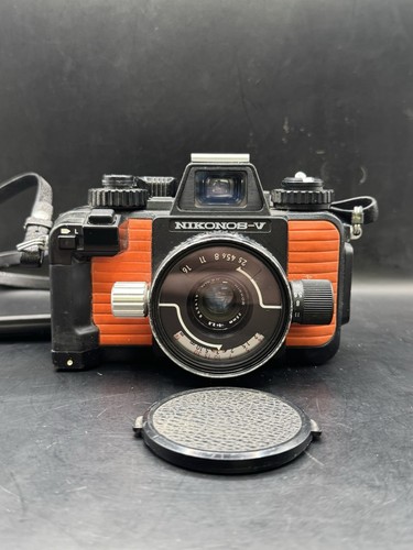 Nikonos orange underwater - v,