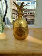 LUCKY Brass Pineapple Ornament