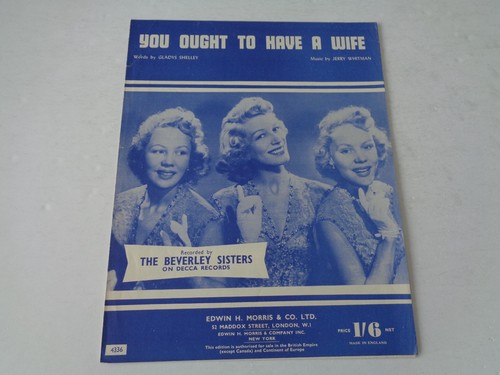 Sheet music you ought - ought, to