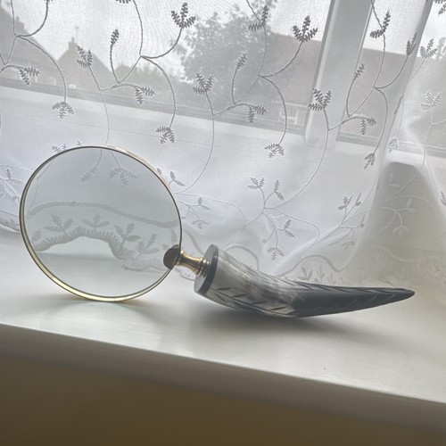 Handheld magnifying glass - handheld,
