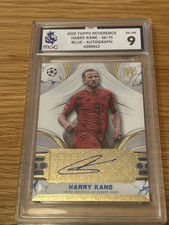Harry Kane Topps Reverence Auto Football Card Mgc 9 Autograph 10 Bayern 56/75