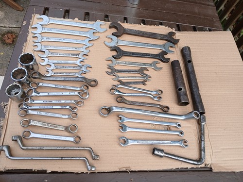 Vintage spanners job lot - vintage,