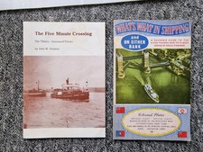 2x Vintage Thames Shipping Books Eagle Steamers, Tilbury- Gravesend Ferries