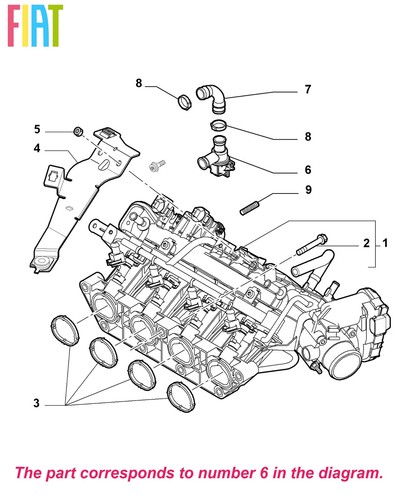 Genuine fiat turbo diverter - genuine,