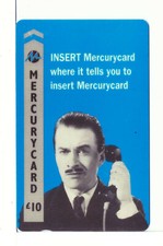 MERCURY PHONECARD £10 HARRY ENFIELD BLUE