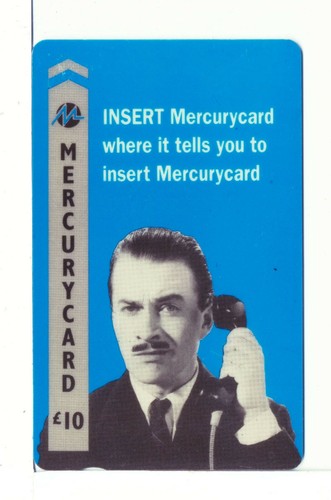 Mercury phonecard harry - phonecard,