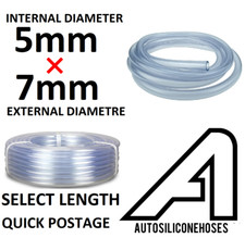 Clear Rubber Fuel Hose Pipe