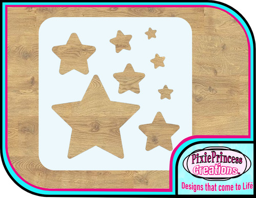 Star shape space pattern - star,