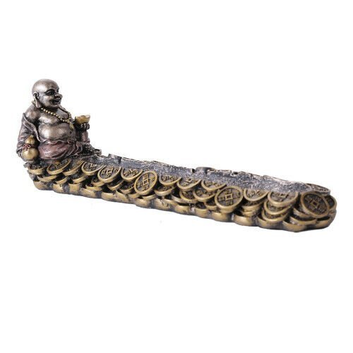 Lucky buddha incense burner - buddha,