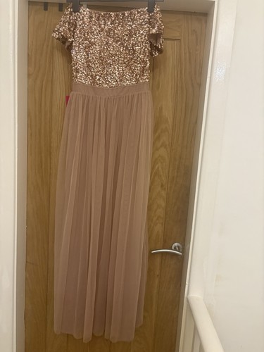 Rose gold sequin dress - sequin,