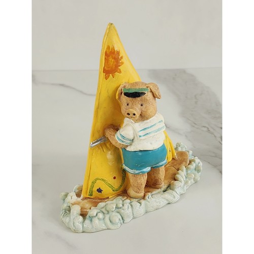 Windsurfing pig piglet - windsurfing, piggy