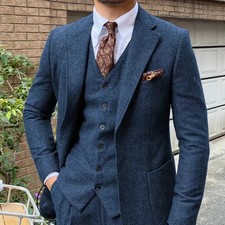 Mens 3 Piece Slim Fit Wedding