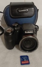 Panasonic Lumix DMC-LZ20 16.1MP Digital Bridge Camera Black 2 GB Memory Card